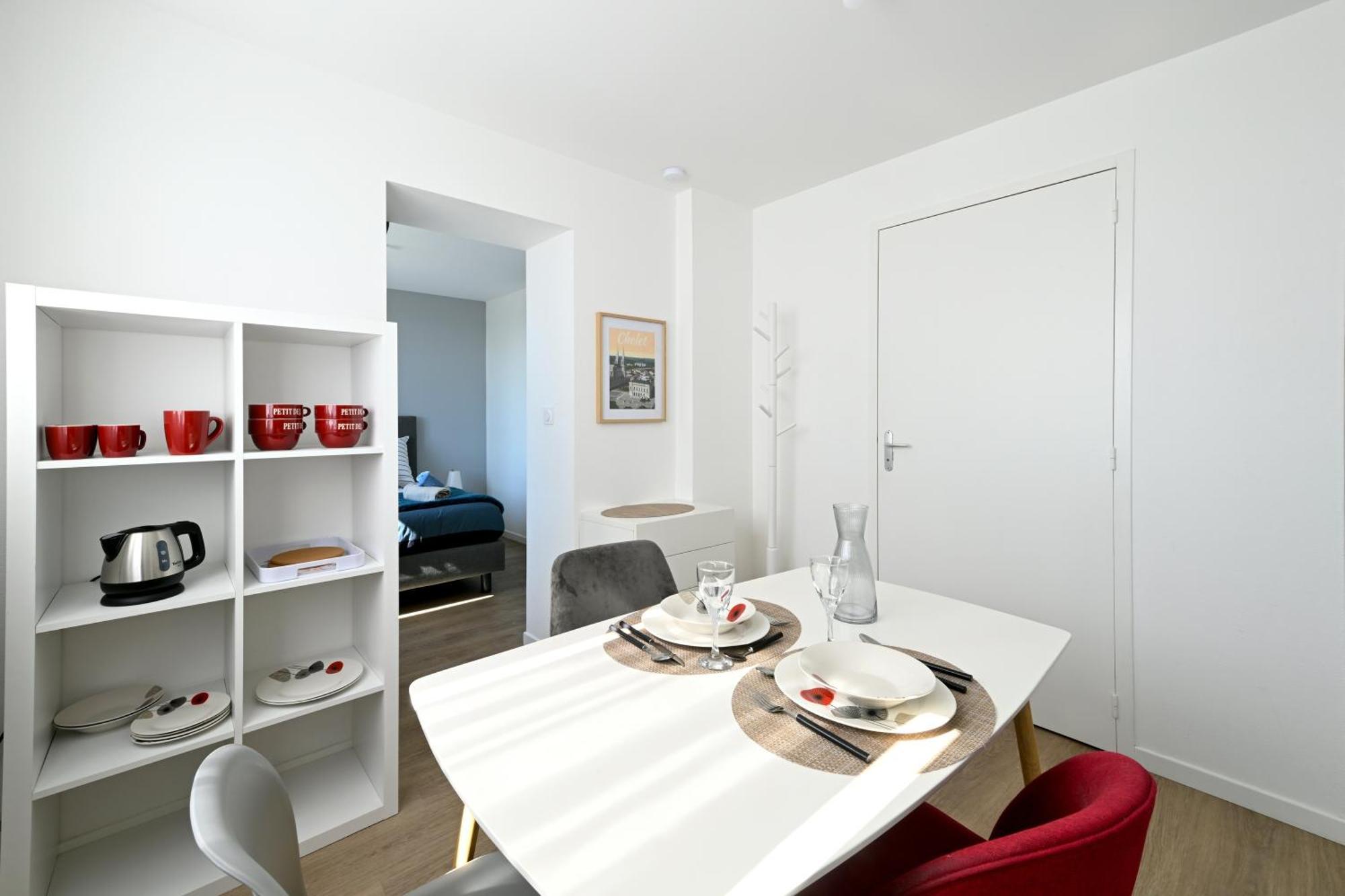 L'Ange Bleu - Appt A 25 Min Du Puy Du Fou Apartment Шоле Екстериор снимка